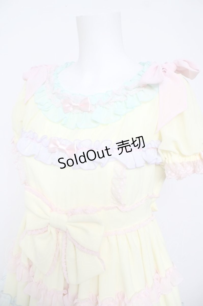 画像3: Angelic Pretty / しゃぼん玉ワンピース  イエロー Y-26-04-24-085-AP-OP-SZ-ZY (3)