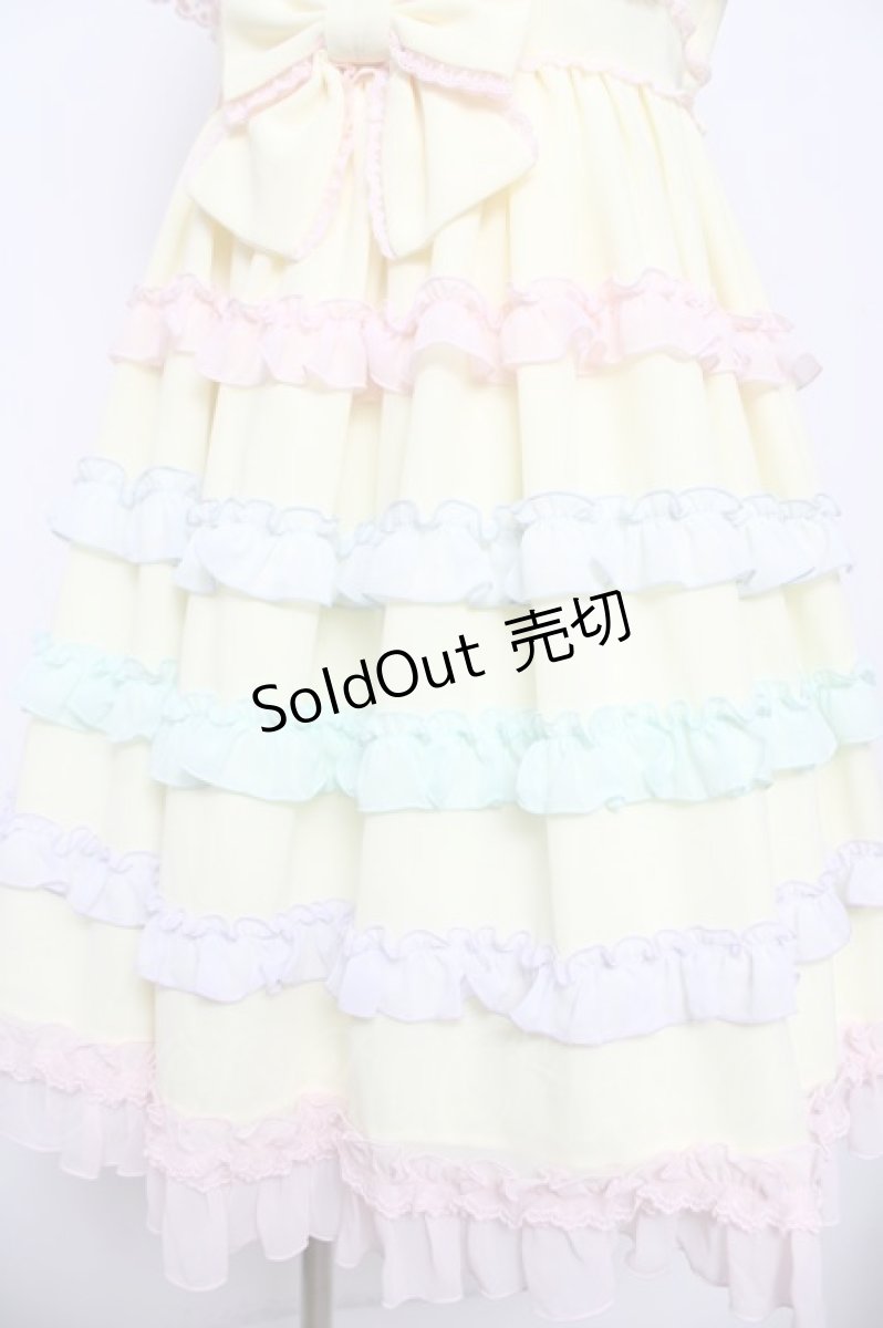 画像4: Angelic Pretty / しゃぼん玉ワンピース  イエロー Y-26-04-24-085-AP-OP-SZ-ZY (4)