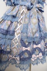 画像7: Angelic Pretty / Romantic Jewelry Dress  ブルー Y-26-04-24-086-AP-OP-SZ-ZY (7)