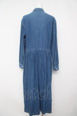 画像2: powder / くじら刺繍ソフトデニムワンピース F ウォッシュ Y-26-04-24-097-LO-OP-SZ-ZT140 (2)