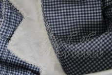 画像3: KANEKO ISAO / ギンガムワンピース  ブルー Y-26-04-24-098-EL-OP-SZ-ZY (3)