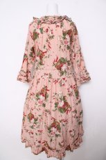 画像2: PINK HOUSE / エターナルローズプリントミディワンピース  ピンク Y-26-04-24-104-LO-OP-SA-ZY (2)