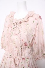 画像3: PINK HOUSE / ロージーローズプリントワンピース  ピンク Y-26-04-24-106-LO-OP-SA-ZY (3)