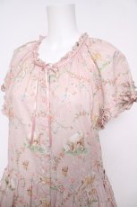 画像3: PINK HOUSE / ひつじプリントミディワンピース  ピンク Y-26-04-24-109-LO-OP-SZ-ZY (3)