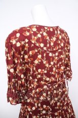 画像5: PINK HOUSE /ハートチェーンフラワーフリルワンピース F ボルドー Y-26-04-24-111-LO-OP-SZ-ZY (5)