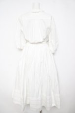 画像2: PINK HOUSE / レース使い裾タックワンピース F 白 Y-26-04-24-119-LO-OP-SZ-ZY (2)