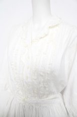 画像3: PINK HOUSE / レース使い裾タックワンピース F 白 Y-26-04-24-119-LO-OP-SZ-ZY (3)
