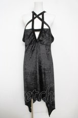画像1: KILL STAR / MAGI VELVET RACERBACK DRESS XL 黒 Y-26-04-24-121-SL-OP-SZ-ZY (1)