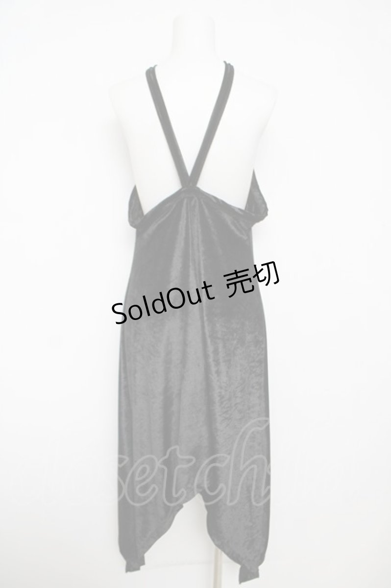画像2: KILL STAR / MAGI VELVET RACERBACK DRESS XL 黒 Y-26-04-24-121-SL-OP-SZ-ZY (2)