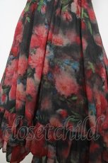 画像4: Sheglit / "Rose Garden"ワンピース  黒×赤 Y-26-04-24-128-EL-OP-SZ-ZY (4)