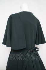 画像4: Sheglit / "Priere"ケープショートワンピース M グリーン Y-26-04-24-129-EL-OP-SZ-ZY (4)