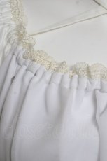 画像5: Pina sweetcollection / シフォンフリルワンピース  ホワイト Y-26-04-24-132-LO-OP-SZ-ZY (5)