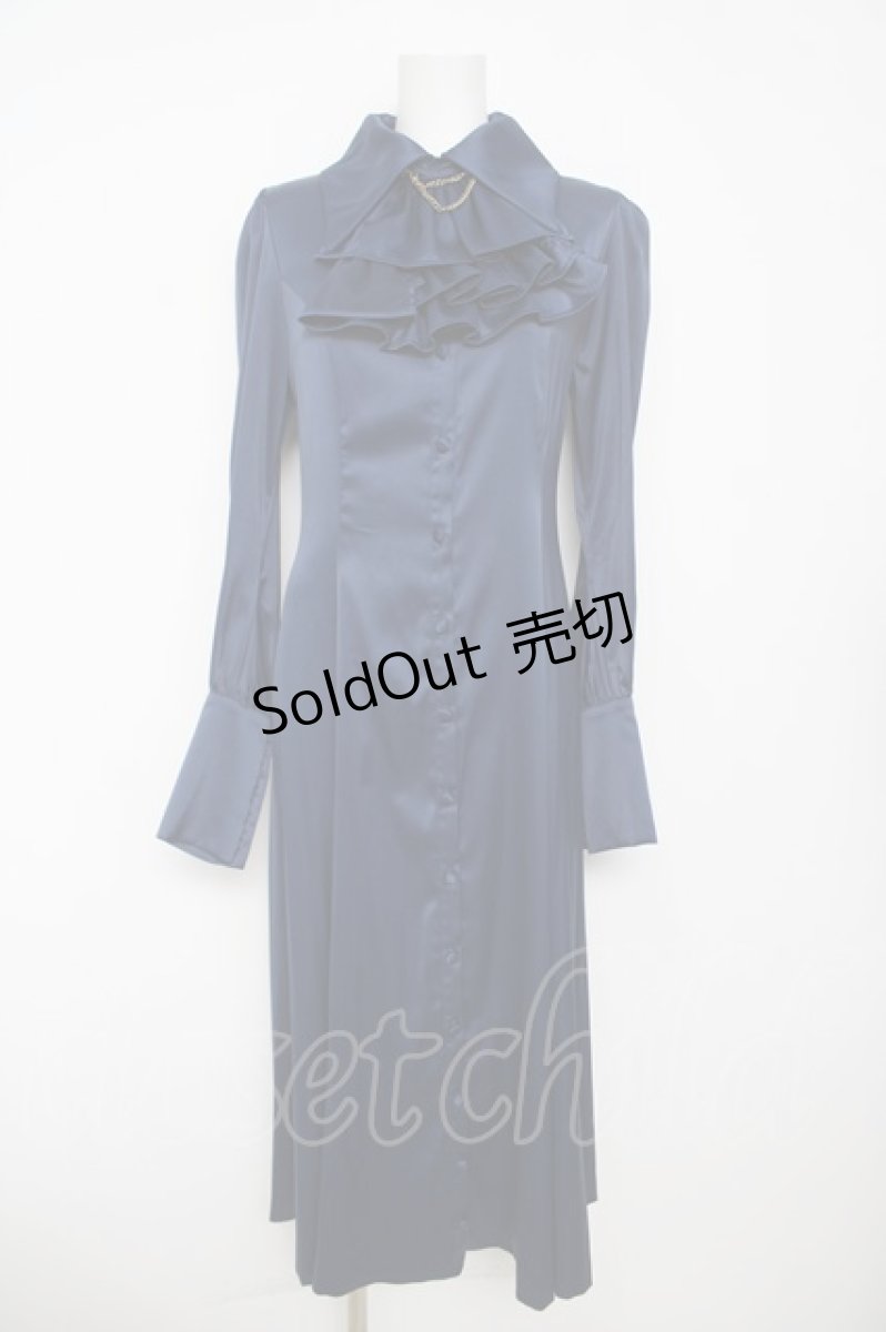 画像1: ATELIER PIERROT / Narcissusワンピース  ネイビー Y-26-04-24-135-EL-OP-SZ-ZY (1)