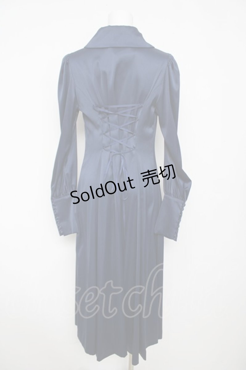 画像2: ATELIER PIERROT / Narcissusワンピース  ネイビー Y-26-04-24-135-EL-OP-SZ-ZY (2)