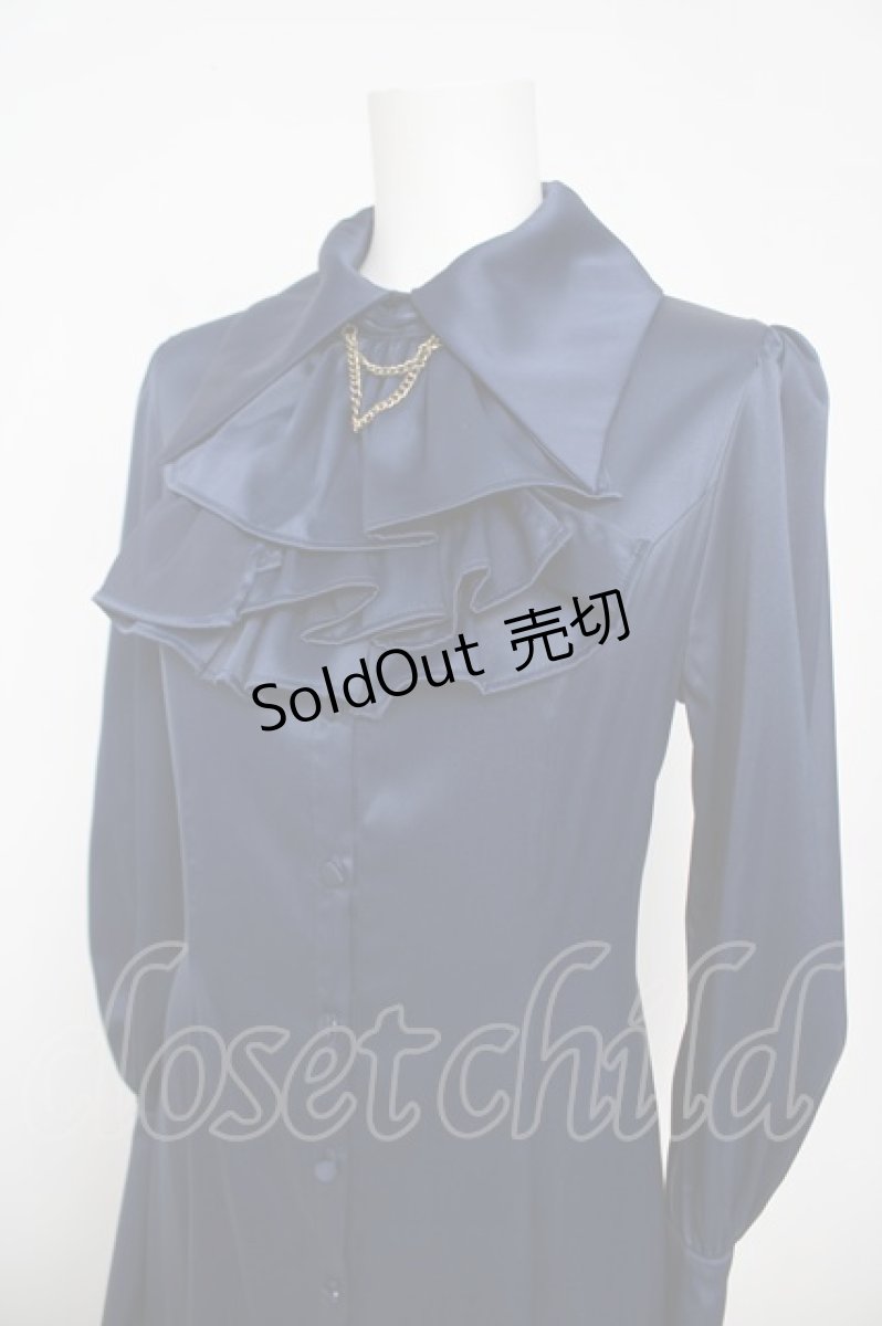 画像3: ATELIER PIERROT / Narcissusワンピース  ネイビー Y-26-04-24-135-EL-OP-SZ-ZY (3)