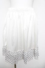 画像1: MARBLE / スターフリルペチコート M-3L 白 Y-26-04-24-154-GO-SK-SZ-ZY (1)
