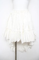 画像1: MARBLE / 前短後長スカート  白 Y-26-04-24-156-GO-SK-SZ-ZY (1)