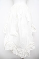 画像2: MARBLE / 前短後長スカート  白 Y-26-04-24-156-GO-SK-SZ-ZY (2)