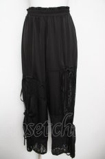 画像1: Candy Stripper / LACY PATCH WORK DROST PANTS 2 ブラック Y-26-04-24-162-PU-PA-SZ-ZY (1)