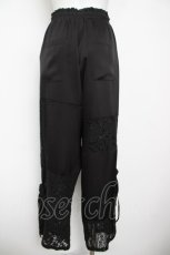 画像2: Candy Stripper / LACY PATCH WORK DROST PANTS 2 ブラック Y-26-04-24-162-PU-PA-SZ-ZY (2)