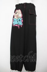 画像2: GALFY / わんわん落書き カラフルパンツ 中型犬(L) ブラック×ピンク Y-26-04-24-169-PU-PA-SZ-ZY (2)