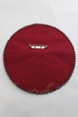 画像2: PINK HOUSE / TWINS CHESHIRE刺繍ワッペンブローチ  ボルドー Y-26-04-27-032-LO-AC-SZ-ZY (2)