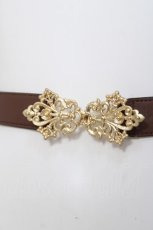 画像3: Fi.n.t / バックルベルト  ブラウン Y-26-04-27-038-CA-ZA-SZ-ZY (3)