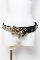画像1: SEX POT ReVeNGe / スカルモチーフバックルベルト  黒 Y-26-04-27-039-SP-ZA-SZ-ZY (1)