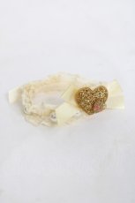 画像1: metamorphose / レースハートブレスレット   Y-26-04-27-042-ME-ZA-SZ-ZY (1)