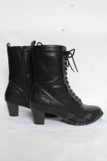 画像4: axes femme / レースアップブーツ L 黒 Y-26-04-27-043-AX-SH-SZ-ZY (4)