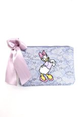 画像1: Maison de FLEUR / デイジーポーチ  サックス Y-26-04-27-006-LO-ZA-SZ-ZY (1)