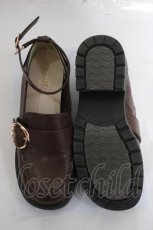 画像5: axes femme POETIQUE / バックル付ローファー L 茶 Y-26-04-27-045-AX-SH-SZ-ZY (5)