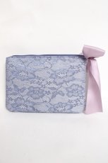 画像2: Maison de FLEUR / デイジーポーチ  サックス Y-26-04-27-006-LO-ZA-SZ-ZY (2)