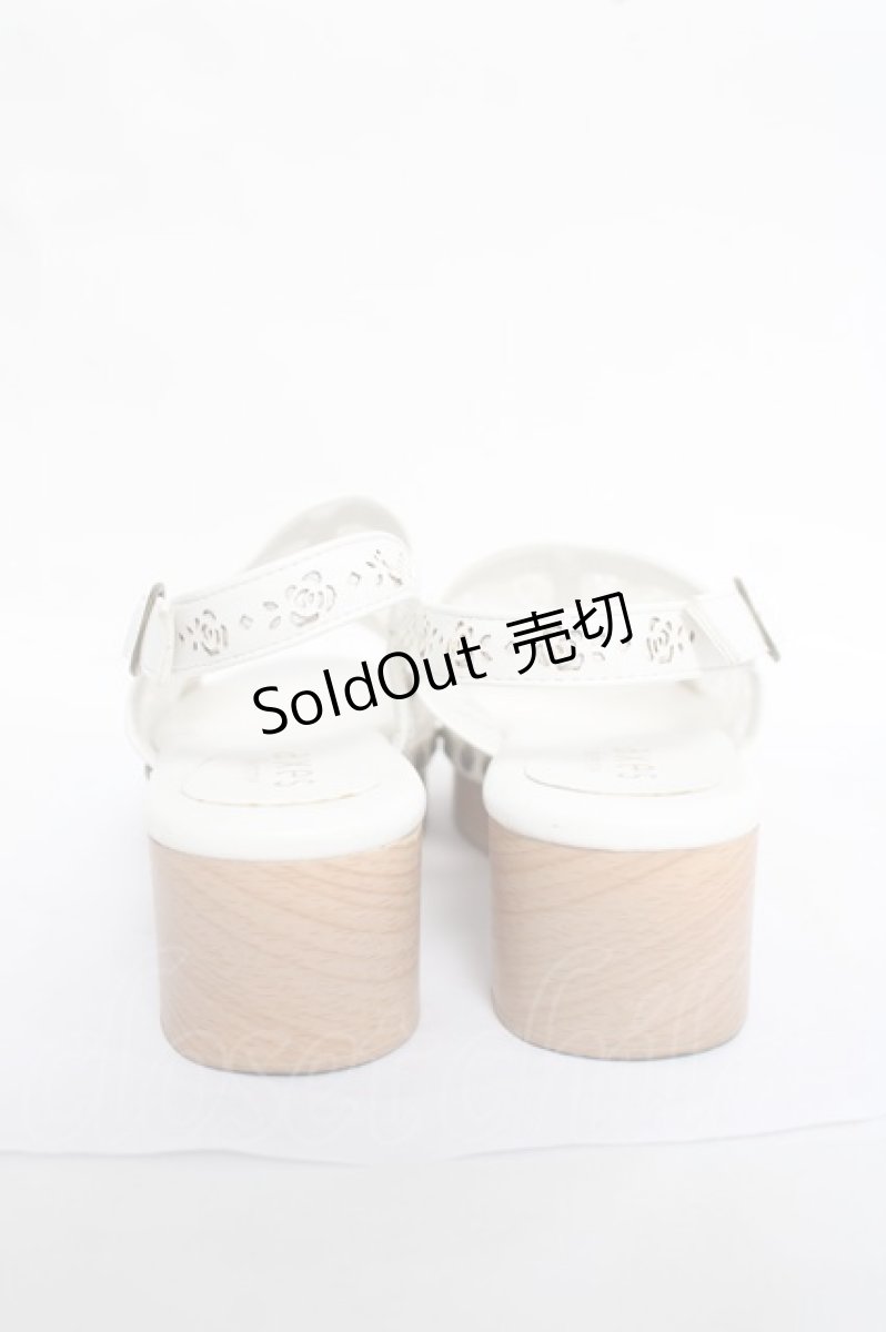 画像3: axes femme / レースサボサンダル L 白 Y-26-04-27-046-AX-SH-SZ-ZY (3)