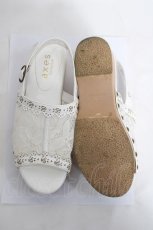 画像5: axes femme / レースサボサンダル L 白 Y-26-04-27-046-AX-SH-SZ-ZY (5)