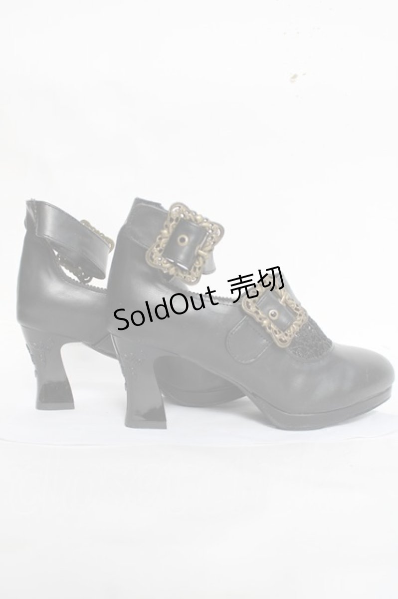 画像4: axes femme POETIQUE / アンティークベルトパンプス M 黒 Y-26-04-27-048-AX-SH-SZ-ZY (4)