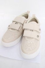 画像1: axes femme / レース使いベルクロスニーカー L 生成り Y-26-04-27-050-AX-SH-SZ-ZY (1)