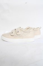 画像2: axes femme / レース使いベルクロスニーカー L 生成り Y-26-04-27-050-AX-SH-SZ-ZY (2)