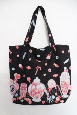 画像1: Angelic Pretty / MIRACLECANDYエコトート  黒 Y-26-04-27-055-AP-BG-SZ-ZY (1)