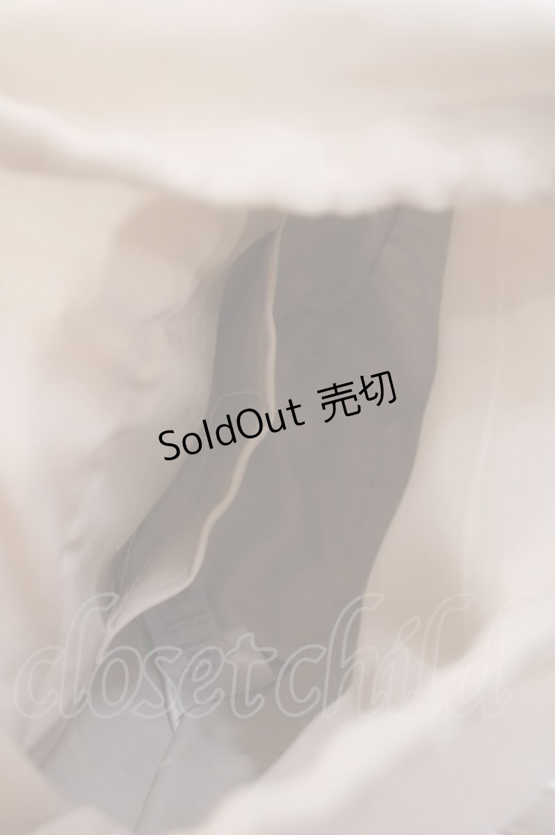 画像3: axes femme / リボンチャーム付きかごバッグ  オフ Y-26-04-27-061-AX-BG-SZ-ZY (3)