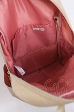 画像4: axes femme POETIQUE / レースアップ刺繍リュック  生成り Y-26-04-27-063-AX-BG-SZ-ZY (4)