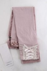 画像1: axes femme / レースアップUVロング手袋  ピンク Y-26-04-27-071-AX-ZA-SZ-ZY (1)