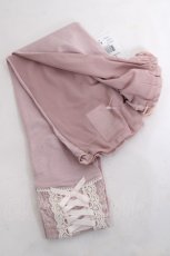 画像2: axes femme / レースアップUVロング手袋  ピンク Y-26-04-27-071-AX-ZA-SZ-ZY (2)