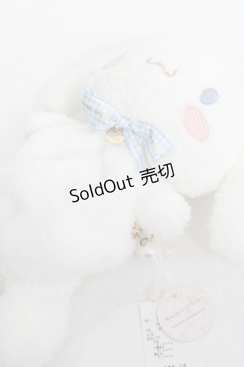 画像3: Maison de FLEUR / シナモン　くたくた　ポーチ  白 Y-26-04-27-009-LO-ZA-SZ-ZY (3)