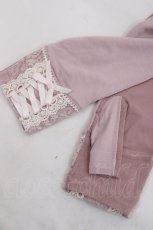 画像3: axes femme / レースアップUVロング手袋  ピンク Y-26-04-27-071-AX-ZA-SZ-ZY (3)