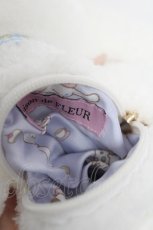 画像4: Maison de FLEUR / シナモン　くたくた　ポーチ  白 Y-26-04-27-009-LO-ZA-SZ-ZY (4)