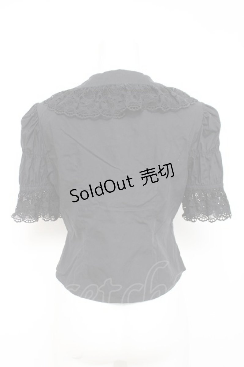画像3: Moi-meme-Moitie / オリジナルレースブラウス 9 ブラック Y-26-04-27-077-MO-BL-SZ-ZY (3)