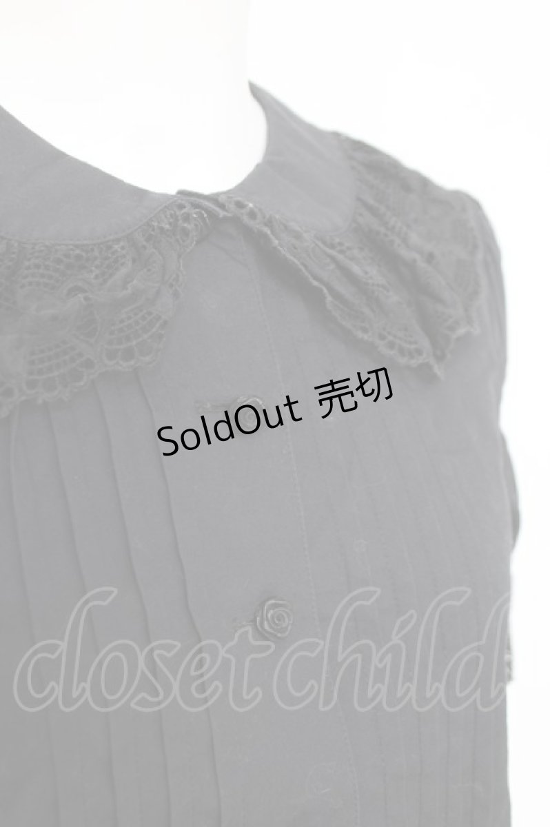 画像5: Moi-meme-Moitie / オリジナルレースブラウス 9 ブラック Y-26-04-27-077-MO-BL-SZ-ZY (5)