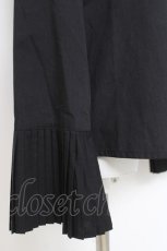 画像4: Moi-meme-Moitie / プリーツ立標ブラウス M ブラック Y-26-04-27-078-MO-BL-SZ-ZY (4)