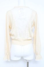 画像2: axes femme / バックレースカーディガン  生成り Y-26-04-27-080-AX-TO-SZ-ZY (2)